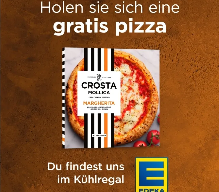 🍕 Crosta & Mollica Pizza GRATIS testen – bis zu 4,49 € zurück!