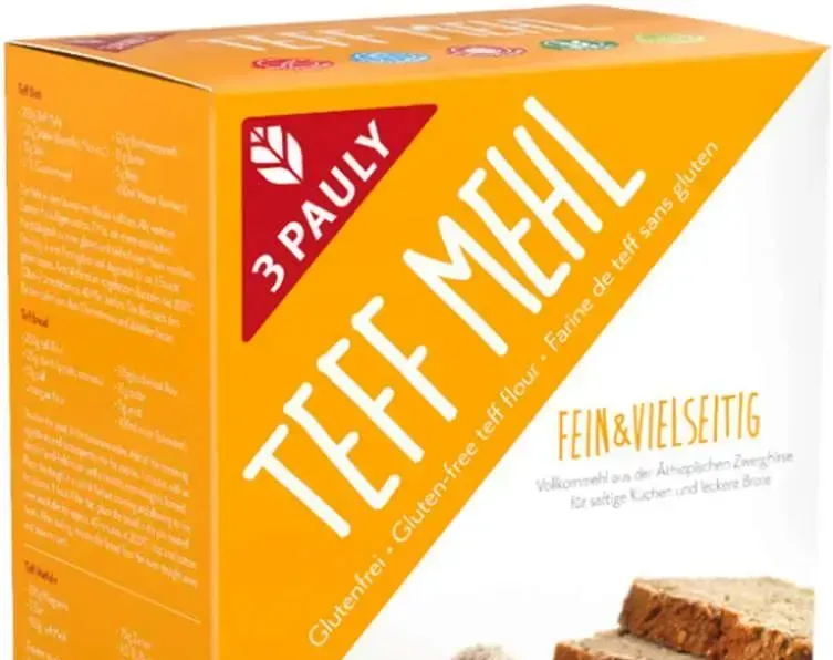 ⚠️ Rückruf: 3 Pauly Teff Mehl (2 x 400 g) könnte gesundheitsgefährdend sein!